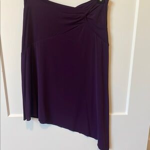 Bebe Asymmetrical Purple Skirt